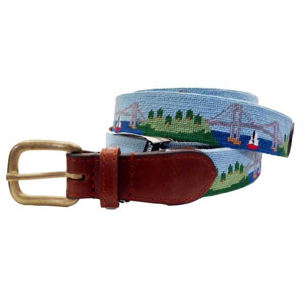 Newport Needlepoint Men's Belt by Smathers & Branson