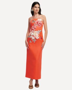 Leo Lin Ava Maxi Dress in Magnolia | Safron