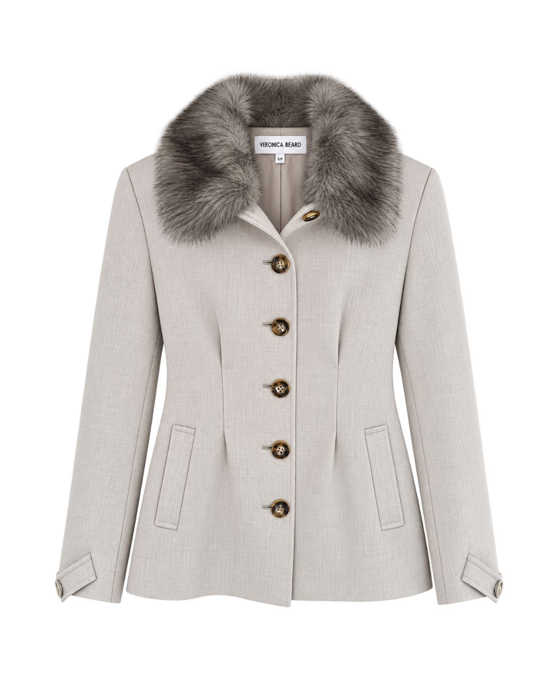 Veronica Beard Severine faux fur dickey coat fall 26 for MHN | Michael Hayes Newport | Michael Hayes Newport